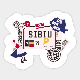 Sibiu Romania Sticker